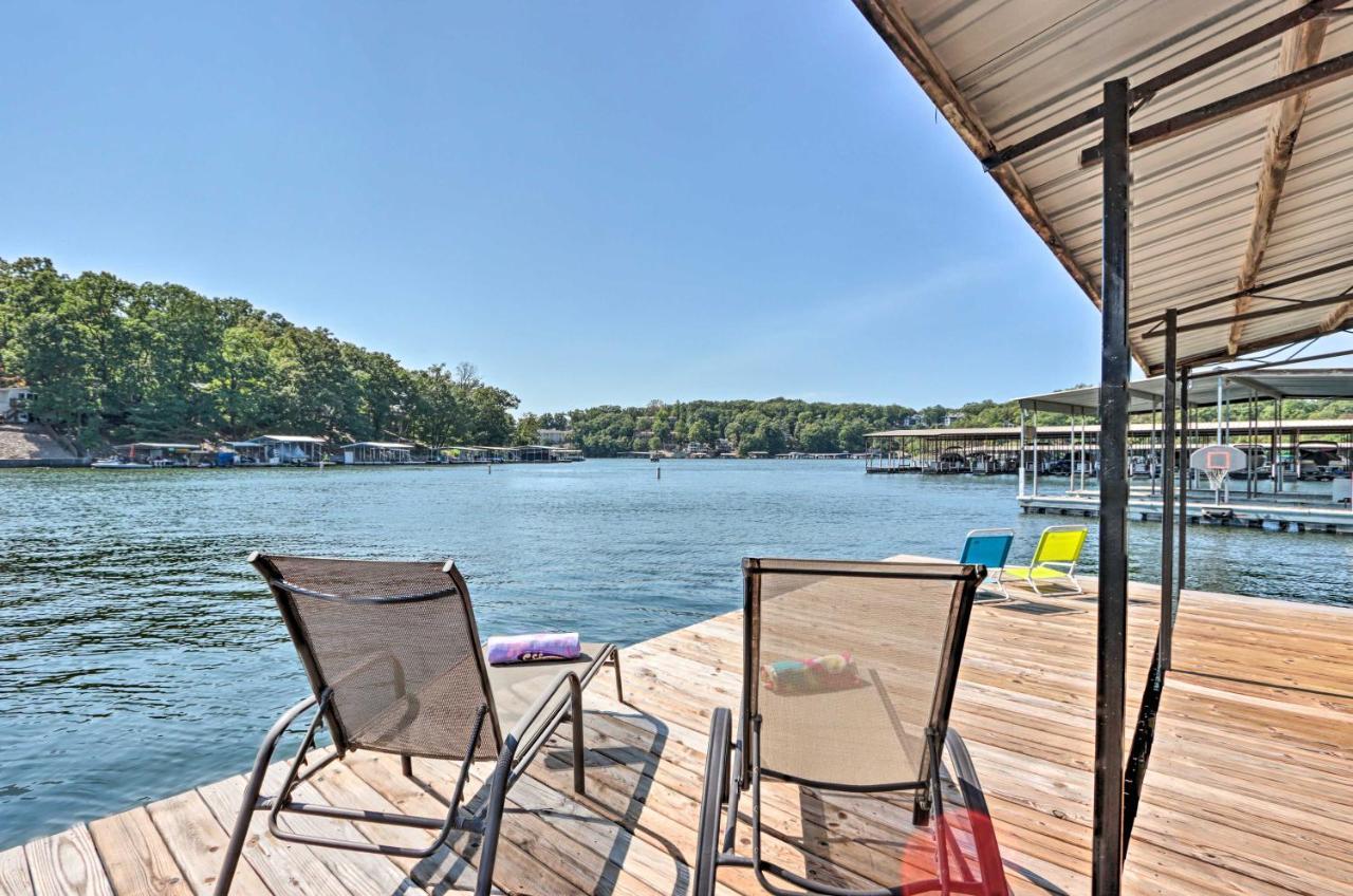 On-The-Water Retreat With Dock Pet Friendly! Villa Lake Ozark Dış mekan fotoğraf